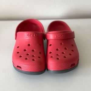 Pink Crocs